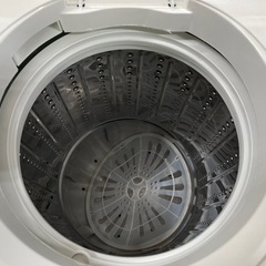 アクア ニ槽式洗濯機 6kg ステンレス脱水槽 AQW-N60 2021年製 中古の画像