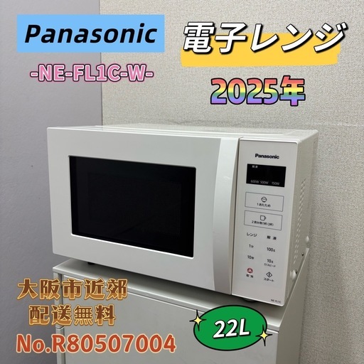 ⭐️Panasonic⭐️電子レンジ 2025年 22L 大阪市近郊配送無料 (関西