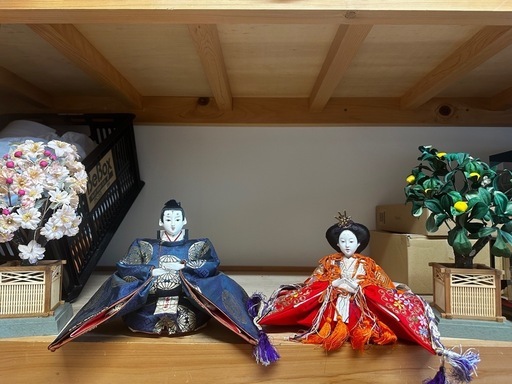 七段飾り 雛人形セット／お雛様一式・箱あり・直接引き取り希望