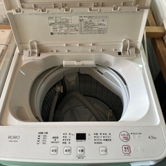 洗濯機 Roro 4.5kg 2023年式の画像