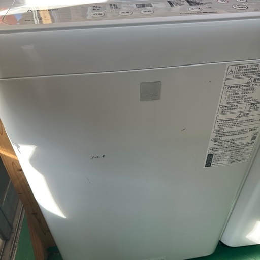 洗濯機 Panasonic 5kg 2019年式