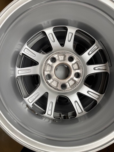 【美品】トヨタ純正16インチアルミホイール (プリウスa、6.5J、PCD114.3) ホイールカバー付