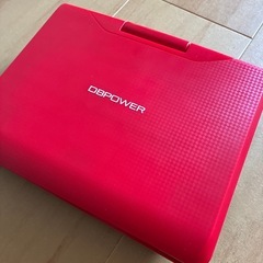 ポータブルビデオプレーヤー赤の画像