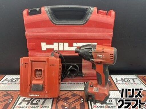 【中古】HILTI ヒルティ SID14-A インパクトドライバ バッテリー×1、充電器付き【ハンズクラフト宮崎新名爪店】