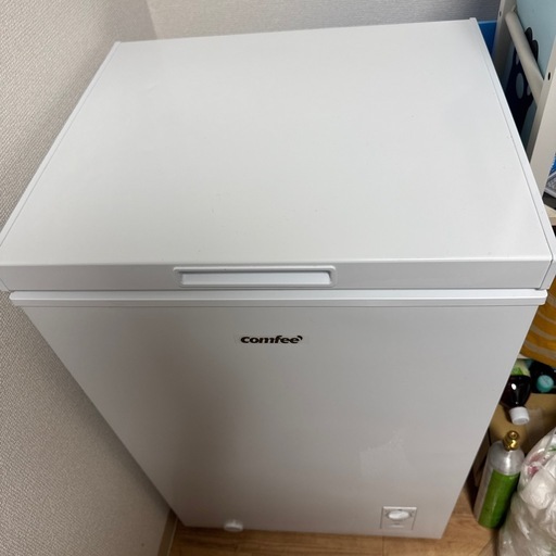 COMFEE' 冷凍庫 99L 幅54.5cm 上開き 家庭用 セカンド冷凍庫 小型 温度調節6段階 コンパクト 省エネ 静音 省スペ