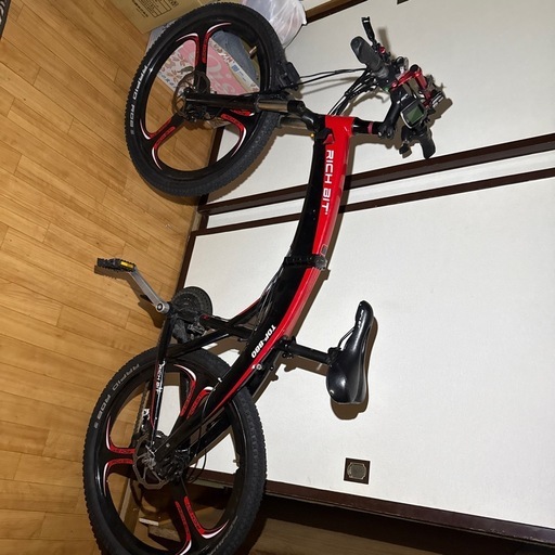 アクセル付き電動付き自転車 (松原大輔) 芽室の折りたたみ自転車の中古