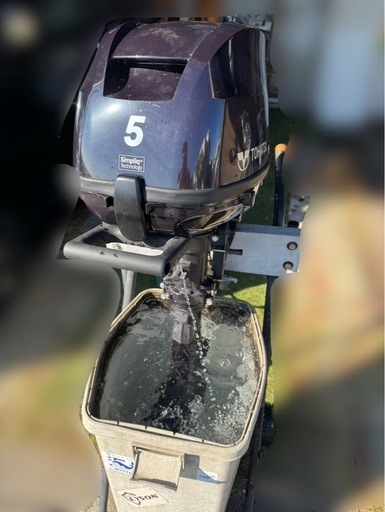 オーパクラフト 2分割ボート トーハツ5馬力船外機 装備品 引取り限定