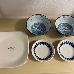 和食　和風　食器セットの画像
