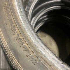 【近日中処分】 215/40R18 タイヤ４本の画像