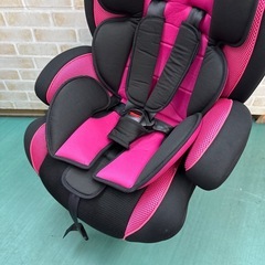 ジュニアシート　1才から　ハーネスジュニア　メッシュ　ピンク＆ブラックの画像