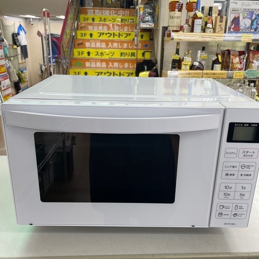 ☆ドリーム荒牧店☆ジモティー割引有☆【クリーニング済み】ハイアール/電子レンジ/JM-FH18GE2/2024年製/中古品