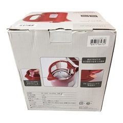 【新品】ニトリ DAY Value 電気ケトル 1.0L 赤の画像