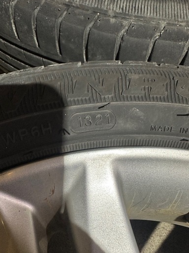バリ山❗️ダイハツ純正 15インチ 4.5J +45 PCD100 4穴 ホイール 165/55R15 タイヤ 4本 ムーブ ウェイク