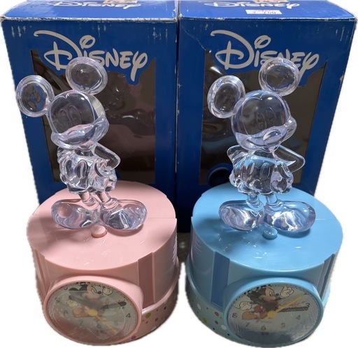 【希少】Disney ディズニーミッキー 置時計セット美品