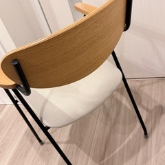 【2脚セット】IDÉE DJANGO ARM CHAIR ブラック オーク アームチェアの画像