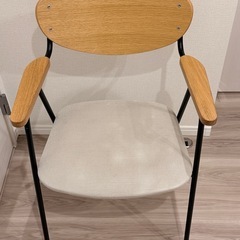 【2脚セット】IDÉE DJANGO ARM CHAIR ブラック オーク アームチェアの画像