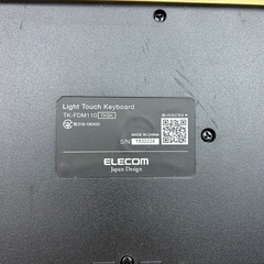 エレコム 無線キーボード TK-FDM110TKBK PCキーボード　の画像