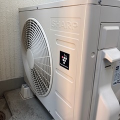 使用頻度少なめ　関西引き取り限定　SHARP AY-H22DG エアコン本体の画像