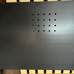 シングルベッド　黒の画像