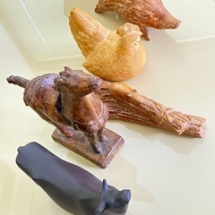 置き物5種　子　丑　午　酉　亥の画像