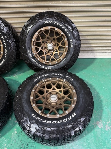 RAYS レイズ　DAYTONA デイトナ　M8 BFGoodrich 275/70R17 LT 121/118R 6穴　139.7 