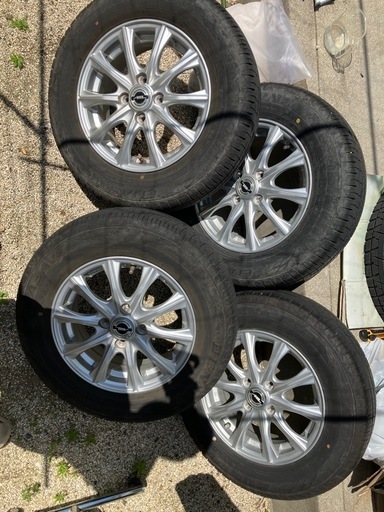 DUNLOP 14インチ185/70/R14ホイール付きノーマル夏タイヤ 