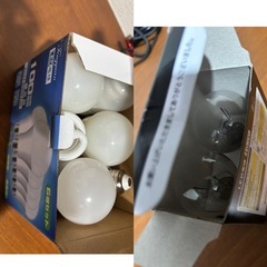 電球や蛍光灯の画像