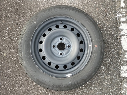 ダンロップ エナセーブ165/65R14 & 鉄（スチール）ホイール 4本セット_3