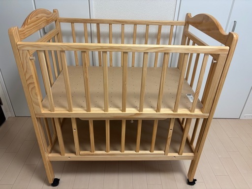 ベビーベット 中古 ベビーベッドミニサイズ (ko) 苫小牧のベッド《ベビーベッド》の中古