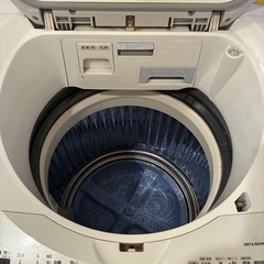 シャープ　洗濯機乾燥機　8キロの画像