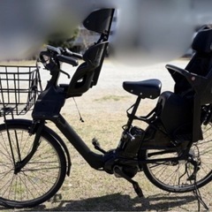 【使用半年】 26インチ　ギュットアニーズ 電動自転車26インチ チャイルドシート付の画像