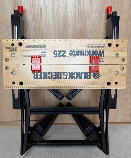 【ほぼ新品】BLACK+DECKER Workmate225 折りたたみ作業台 DIY ワークベンチ