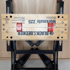 【ほぼ新品】BLACK+DECKER Workmate225 折りたたみ作業台 DIY ワークベンチの画像
