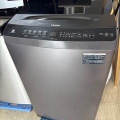 2025年　ハイアール　洗濯機　7kg  黒の画像