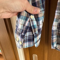 メンズ　チェック柄シャツ　Ｍサイズの画像