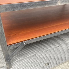 F25J◇ウニコ◇テレビボード◇ランバーミニ◇幅140cm◇アイアン脚◇ローボード◇LUNBER-mini◇テレビ台の画像