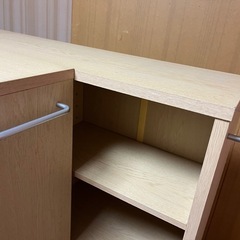 キャスター付き 本棚  2個セット 組立済の画像