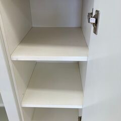A-2217【リユースのサカイ野々市店】ジモティ来店特価‼ サイドボード 白 ※クリーニング済みの画像