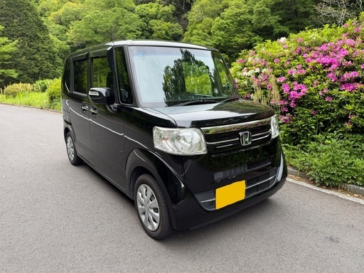 ホンダ N-oneホワイト/ブラック ナビETCテレビ　GLパッケージ　車検2年 ホンダN-BOX GL パッケージ 平成28年本車検2年付き ETC・バックカメラ