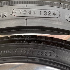 BBS 18チンチ 8J2本 9J2本の4本セット バリ山タイヤ付き！すぐ使えます。の画像