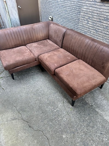 定価8万円　クラッシュゲート グレス ソファ 2人掛け