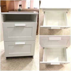 IKEA  引き出し チェスト キャビネット ホワイト　の画像