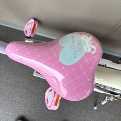16-18インチプリンセス自転車キッズ　補助輪付きの画像