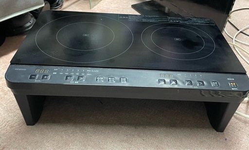 25年製　2口IHコンロ　IHK-WT41S-B
