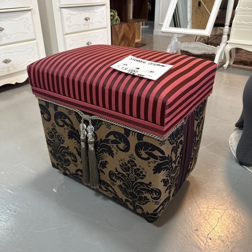 収納スツール 耐荷重100kg スチール×天然木 幅30cm 見えるメッシュ式 収納付きスツール