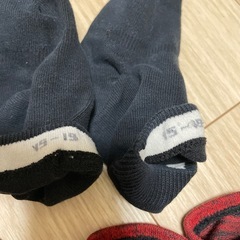 靴下　子ども　15-19cm 無印良品　adidas 緑　赤　青の画像