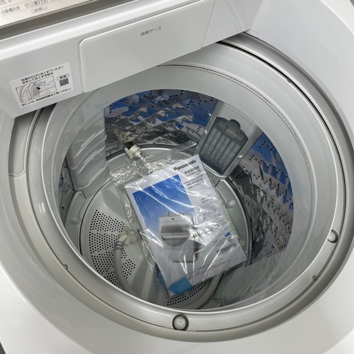 M660☆Panasonic 縦型洗濯機 本体　型番NA-FA80H8-W 屋内使用品