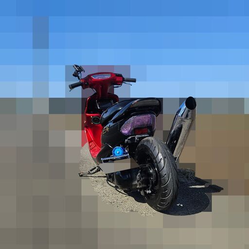 ライブディオ ZX 魔改造 100ccエンジン搭載 リーディオ (NikuQ3150