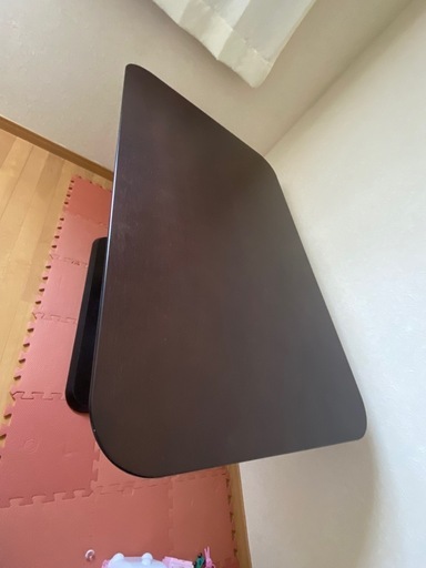 【美品】昇降式　木目テーブル