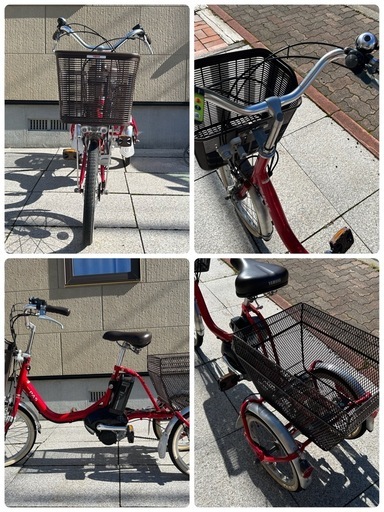 赤札 人気No１モデル レッド系 ヤマハ 子供乗せ電動アシスト自転車 H3074 赤札 人気No1モデル レッド系 ヤマハ 子供乗せ電動アシスト自転車